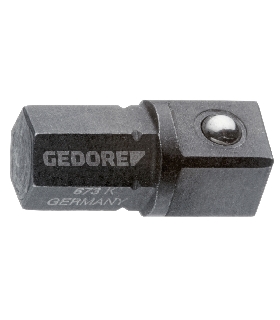 ADAPTADOR, FORMA CORTA, 1/4""-1/4"" 2000245 GEDORE